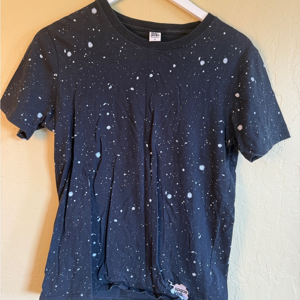 Kids Black Speckled T-Shirt